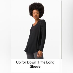 Lululemon- Up for Down Long Sleeve- size 10